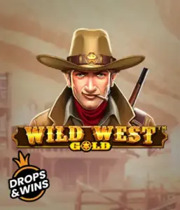  Графика слота "Wild West Gold" от Pragmatic Play, показывающее персонажа в шляпе шерифа с винтовкой. На заднем плане виднеется деревенская улица на Диком Западе. Идеально подходит для ценителей вестернов и вестерн-тематик. Этот слот гарантирует захватывающие приключения и возможность выигрышей.